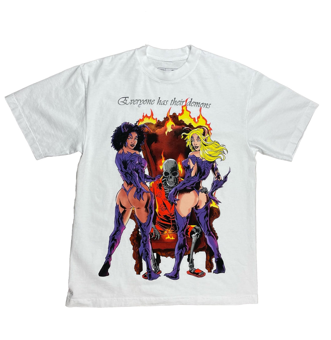 “Pleasure Demons” White Tee