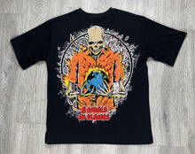 Load image into Gallery viewer, “A World In Flames”  Black Tee
