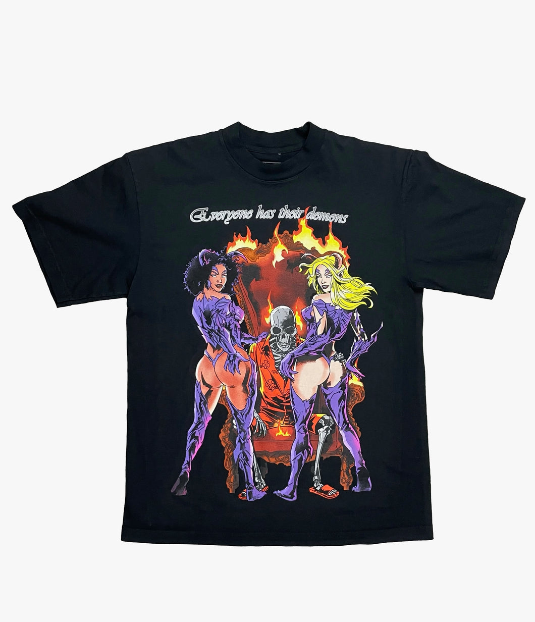 “Pleasure Demon” Black Tee